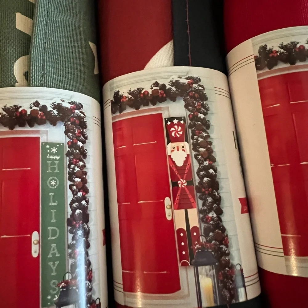 Target Bullseyes Playground Merry Christmas Hanging Banners